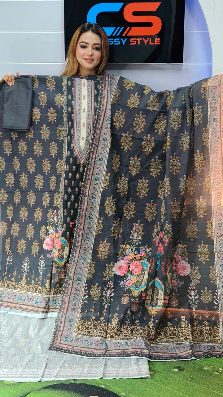 New Premium Zom Zom Lawn Three Piece