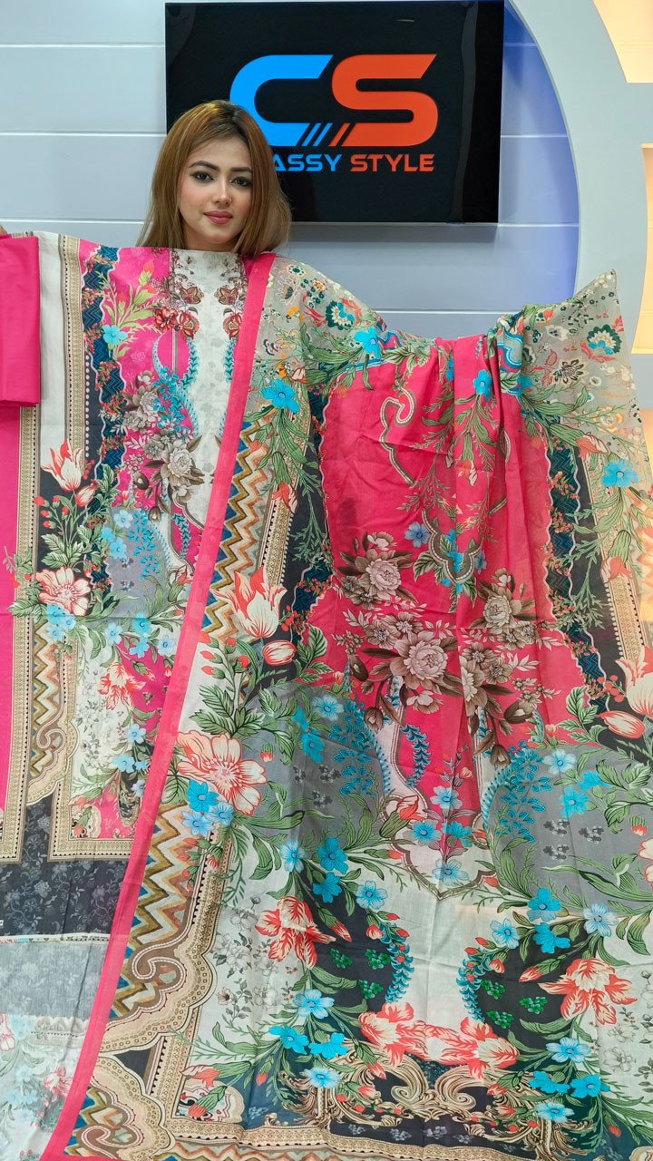 New Premium Zom Zom Lawn Three Piece