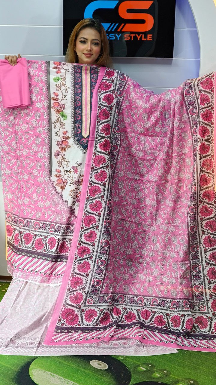 New Premium Zom Zom Lawn Three Piece