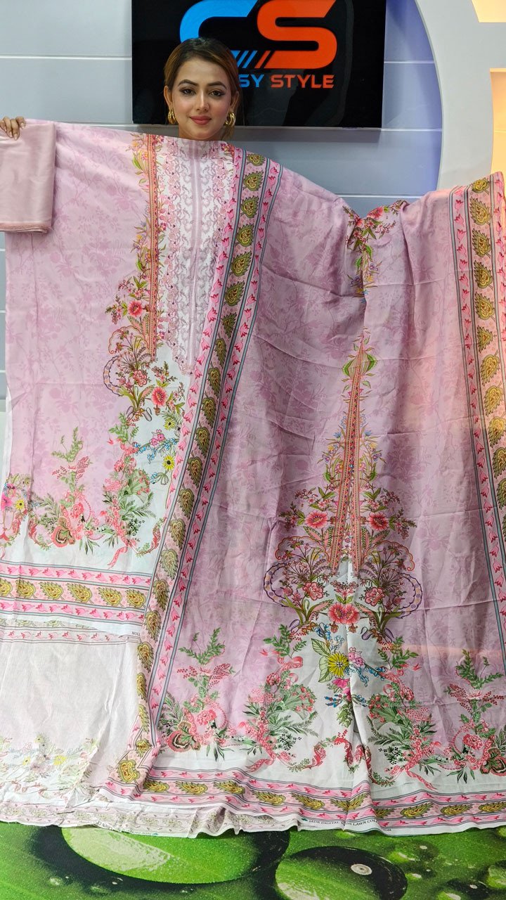 New Premium Zom Zom Lawn Three Piece