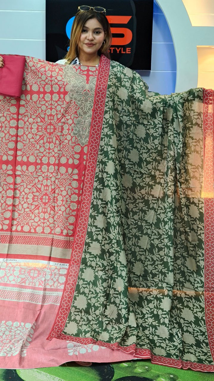 New Premium Zom Zom Lawn Three Piece