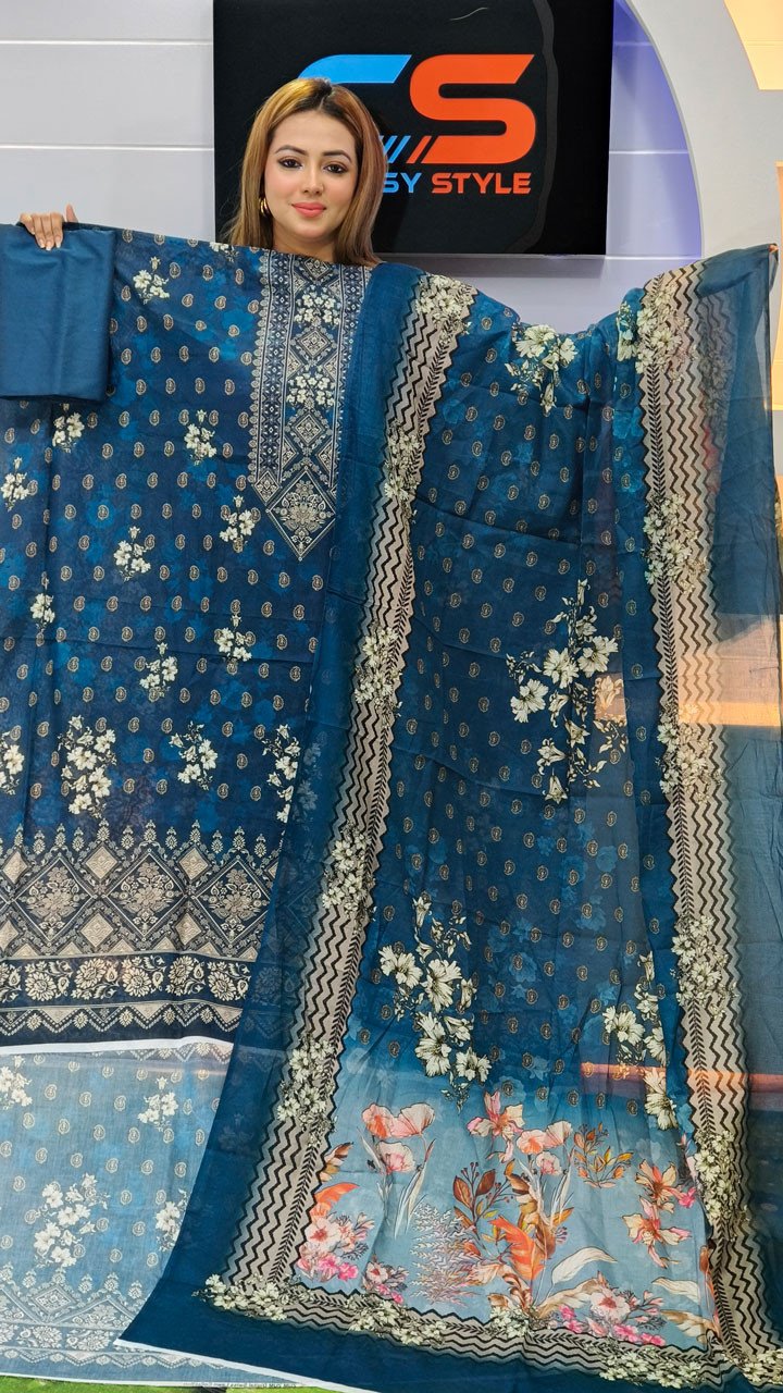 New Premium Zom Zom Lawn Three Piece