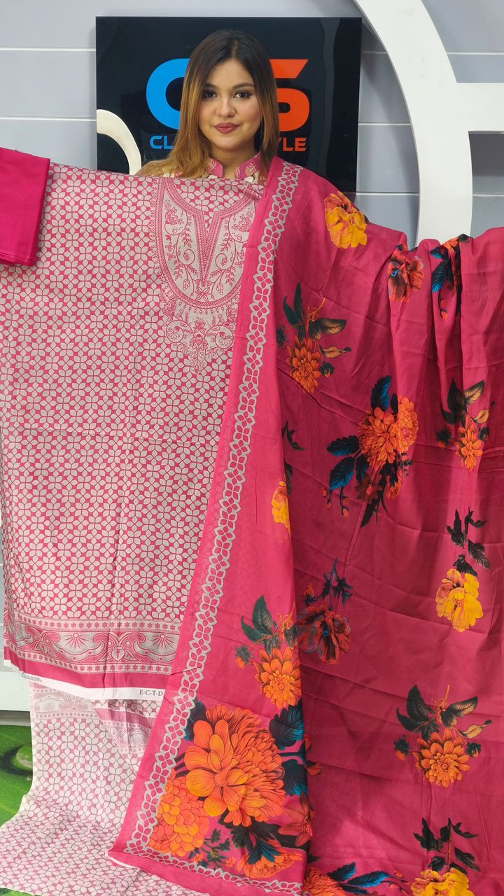 New Premium Zom Zom Lawn Three Piece