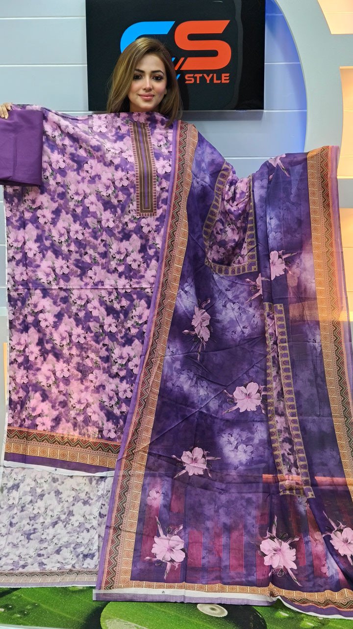 New Premium Zom Zom Lawn Three Piece