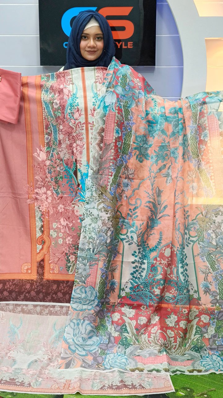 New Premium Zom Zom Lawn Three Piece