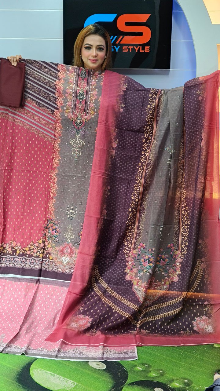 New Premium Zom Zom Lawn Three Piece