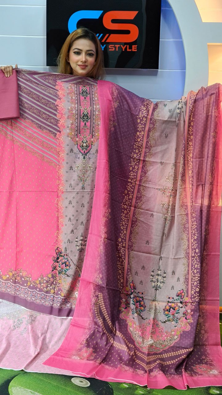 New Premium Zom Zom Lawn Three Piece