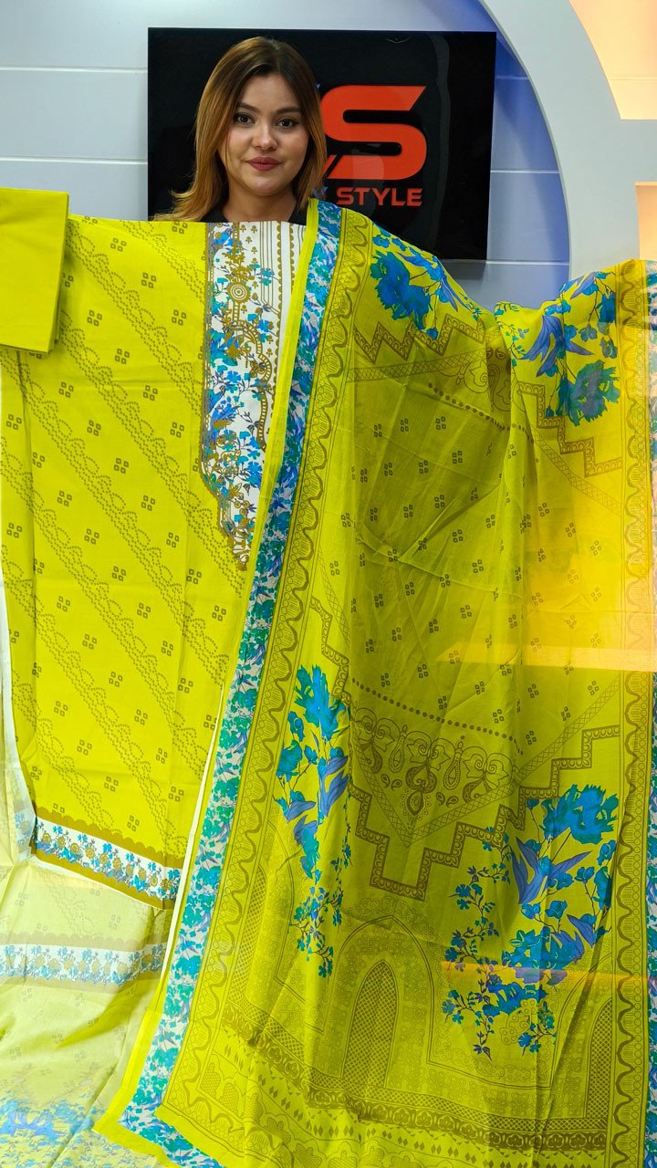 New Premium Zom Zom Lawn Three Piece