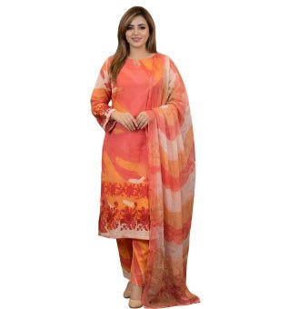 Luxury Printed 3-Piece
