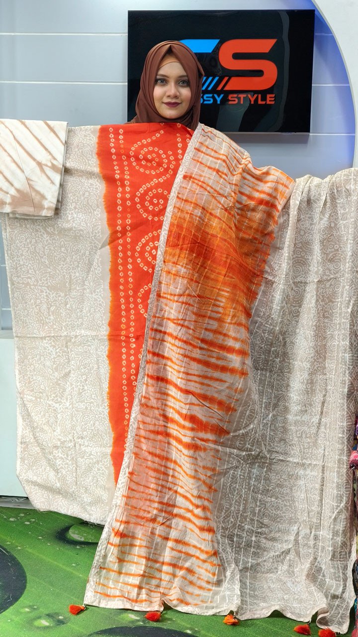 New Batik Premium Cotton Three-Piece Set