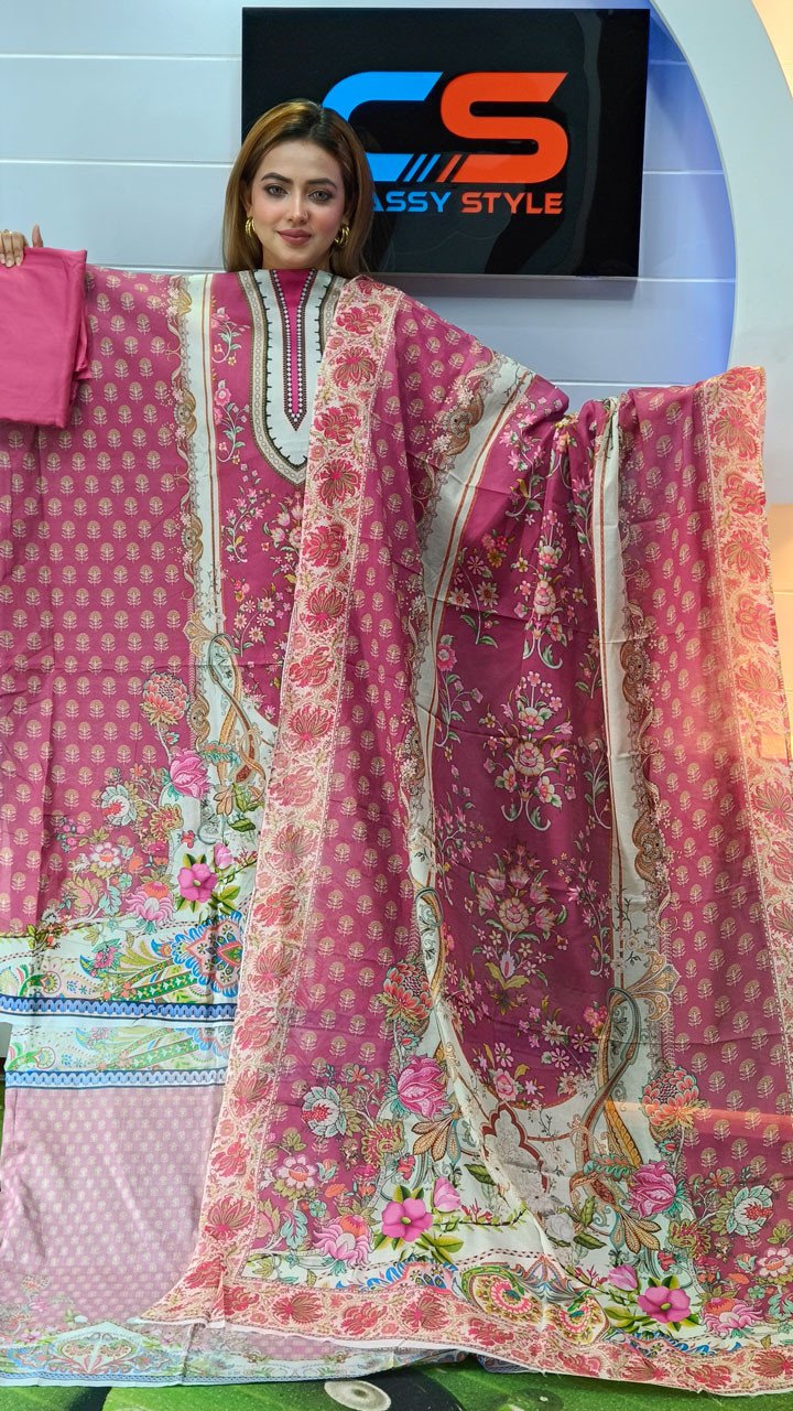 New Premium Zom Zom Lawn Three Piece