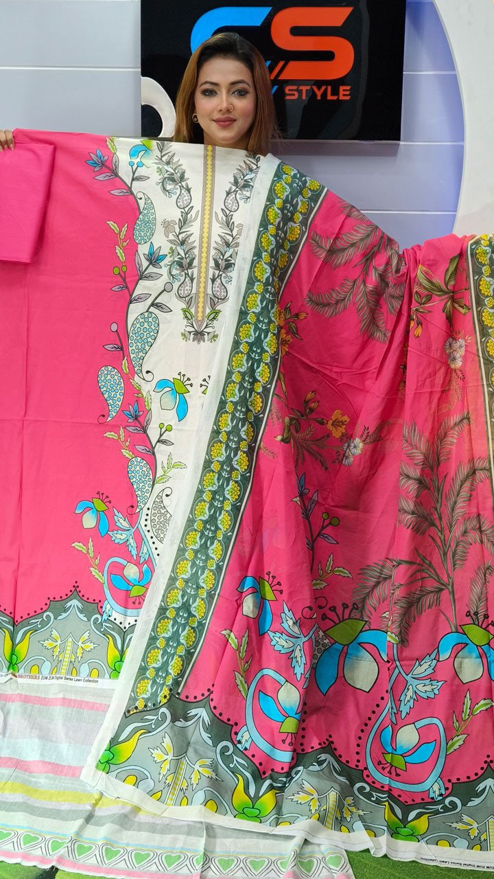 New Premium Zom Zom Lawn Three Piece