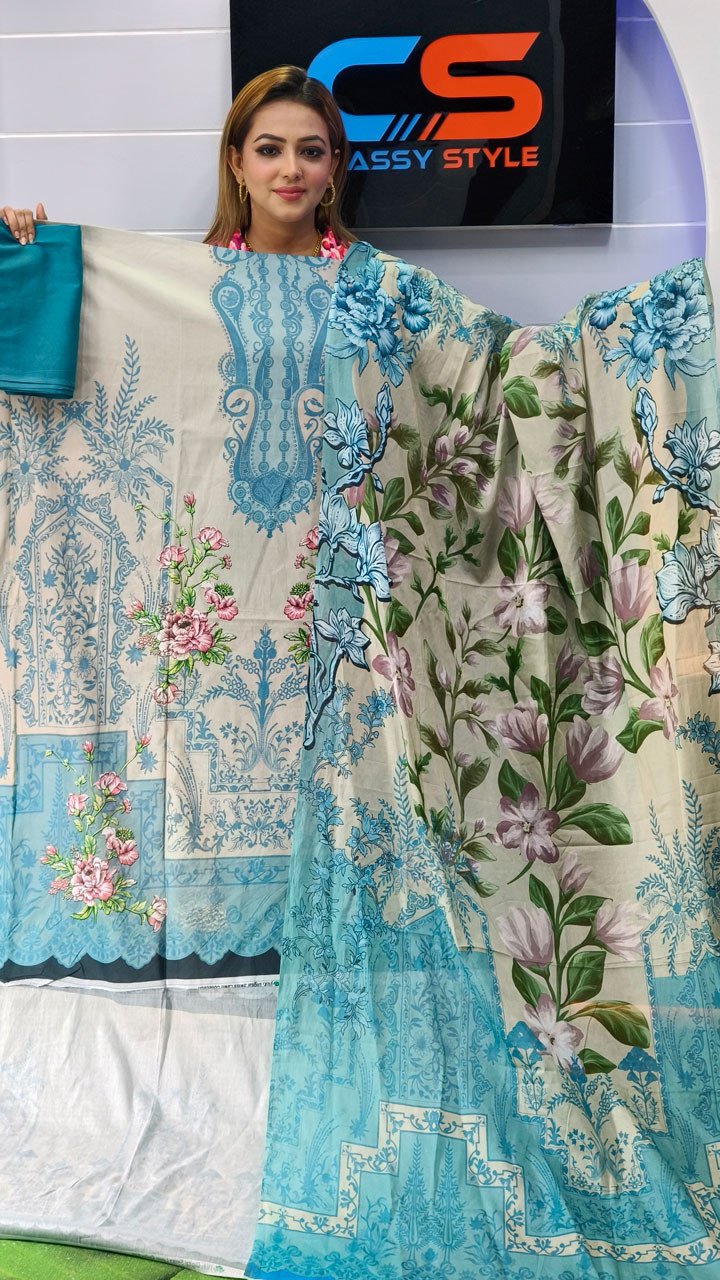 New Premium Zom Zom Lawn Three Piece