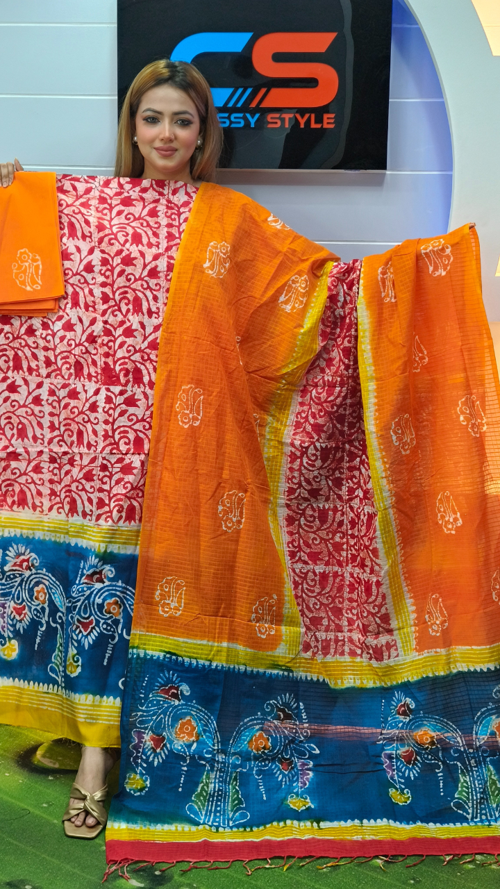 Tuli Batik Premium Cotton Three-Piece Set