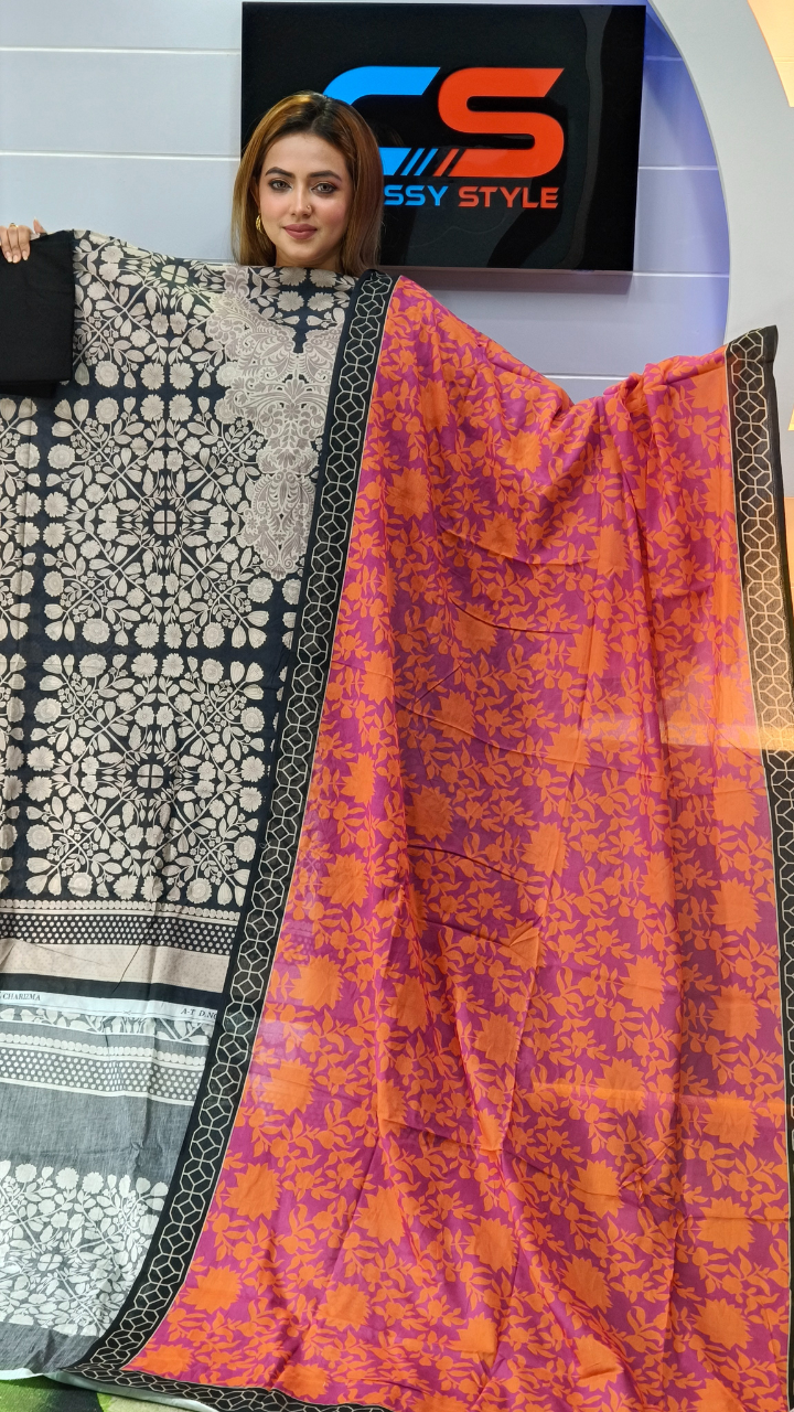 New Premium Zom Zom Lawn Three Piece