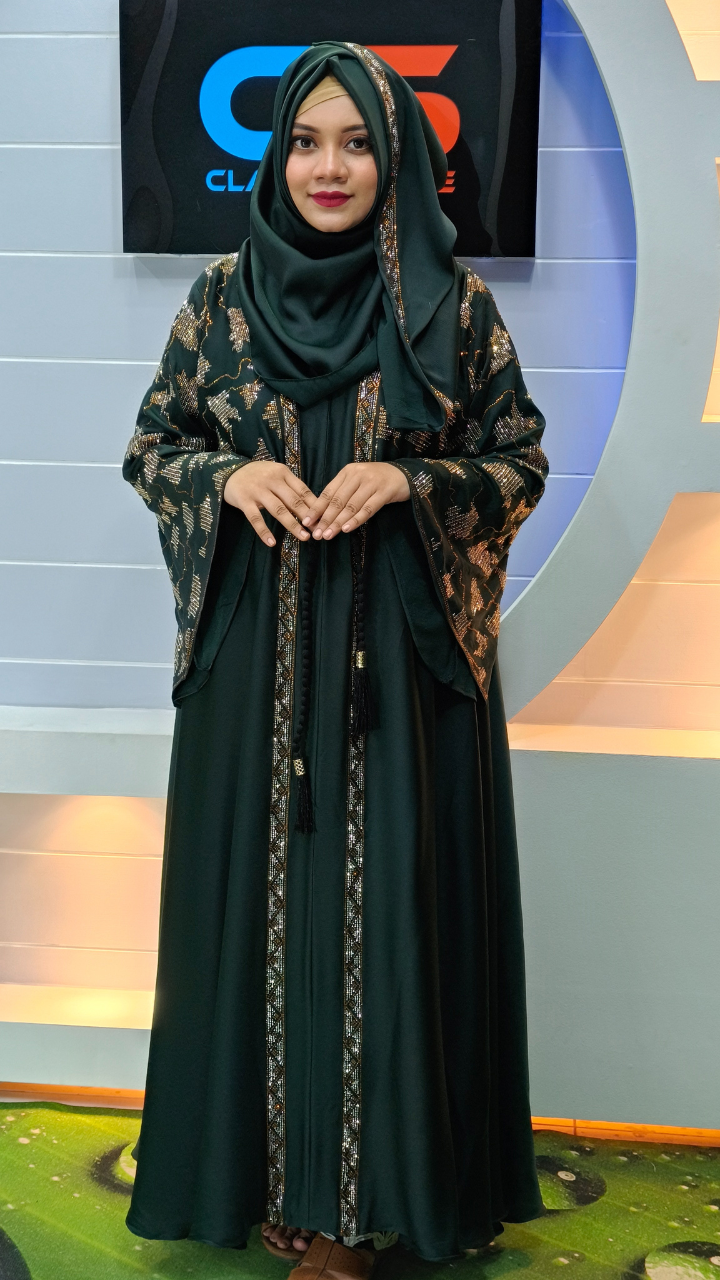 Eid Exclusive Gorgeous Irani party Borka 150 Ger koliza