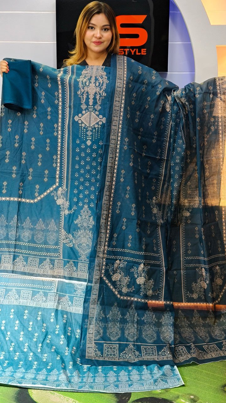 New Premium Zom Zom Lawn Three Piece