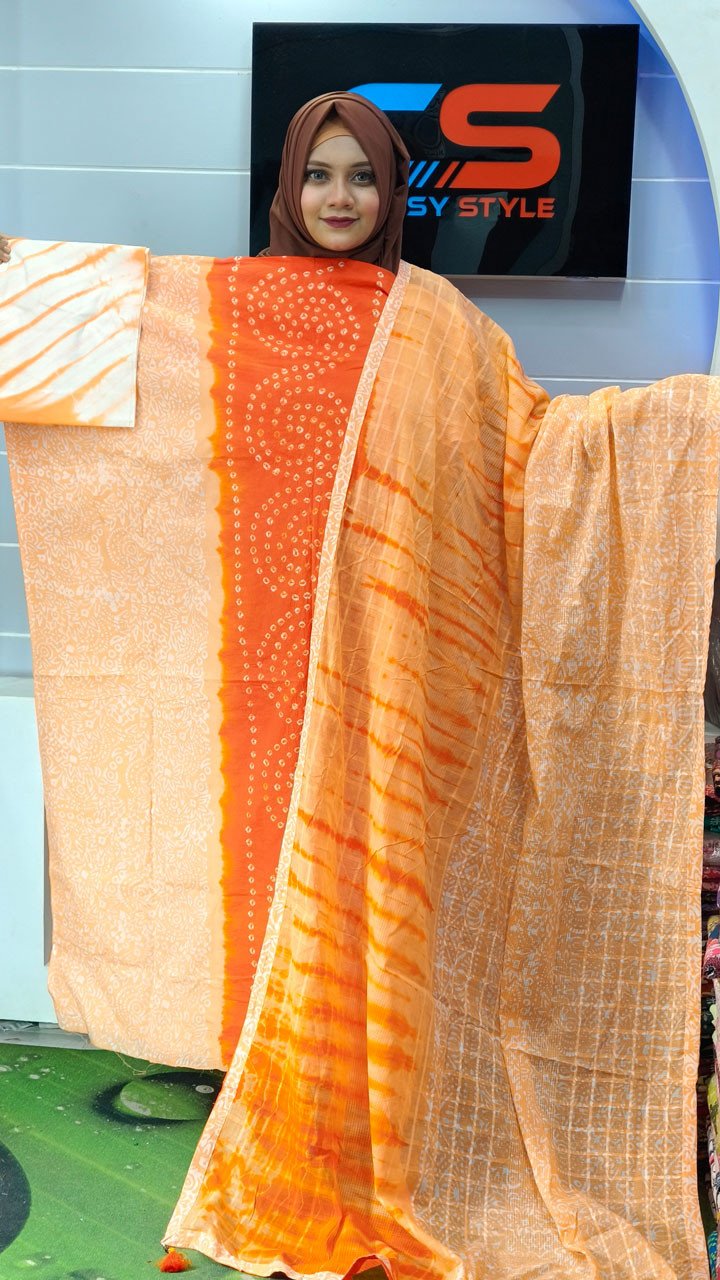 New Batik Premium Cotton Three-Piece Set