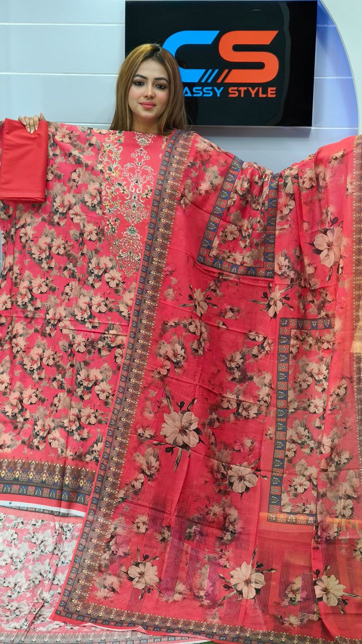 New Premium Zom Zom Lawn Three Piece