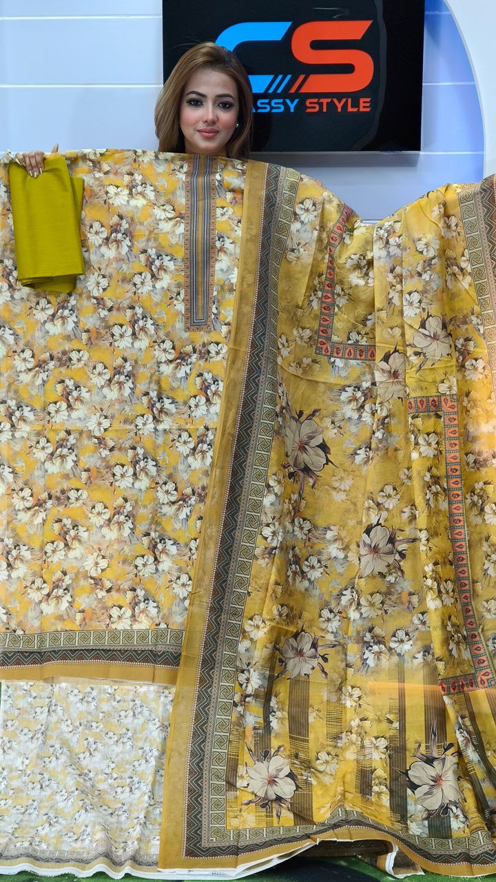 New Premium Zom Zom Lawn Three Piece