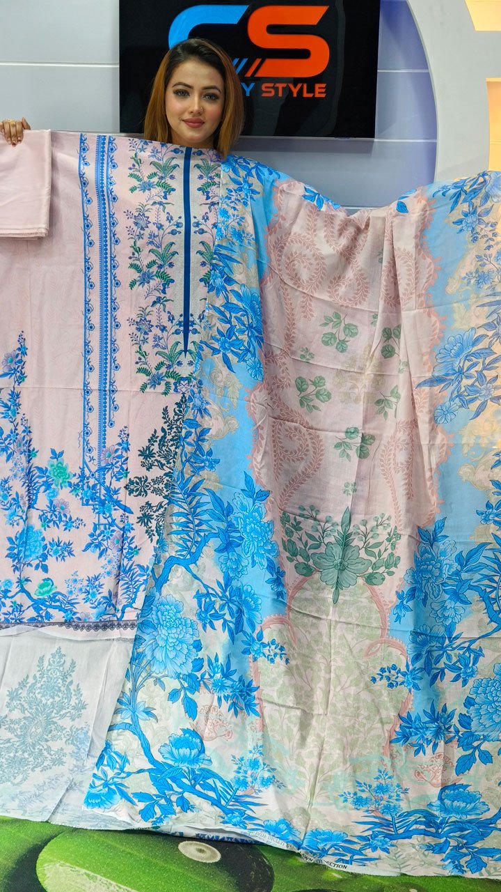 New Premium Zom Zom Lawn Three Piece