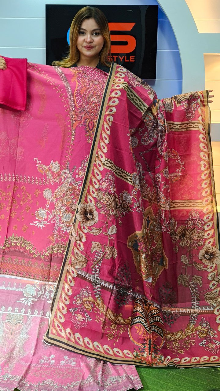 New Premium Zom Zom Lawn Three Piece