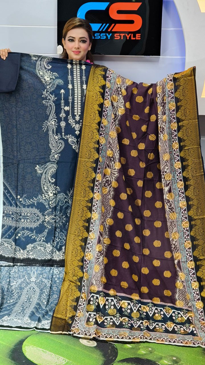 New Tawakkal Premium Lawn Collection-Katan Dupatta