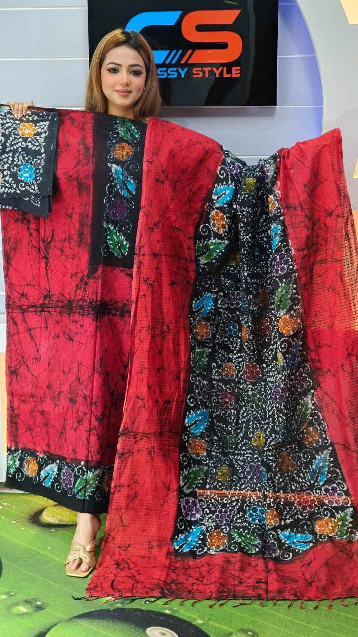 Tuli Batik Premium Cotton Three-Piece Set