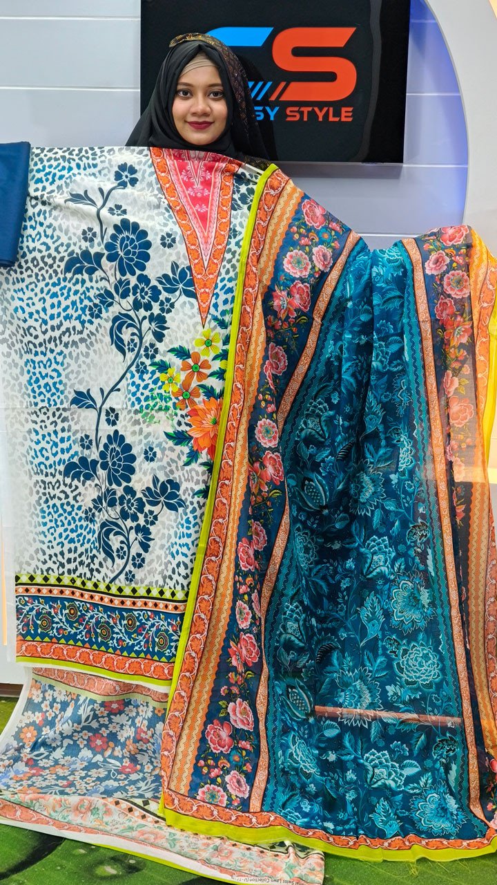 New Premium Zom Zom Lawn Three Piece