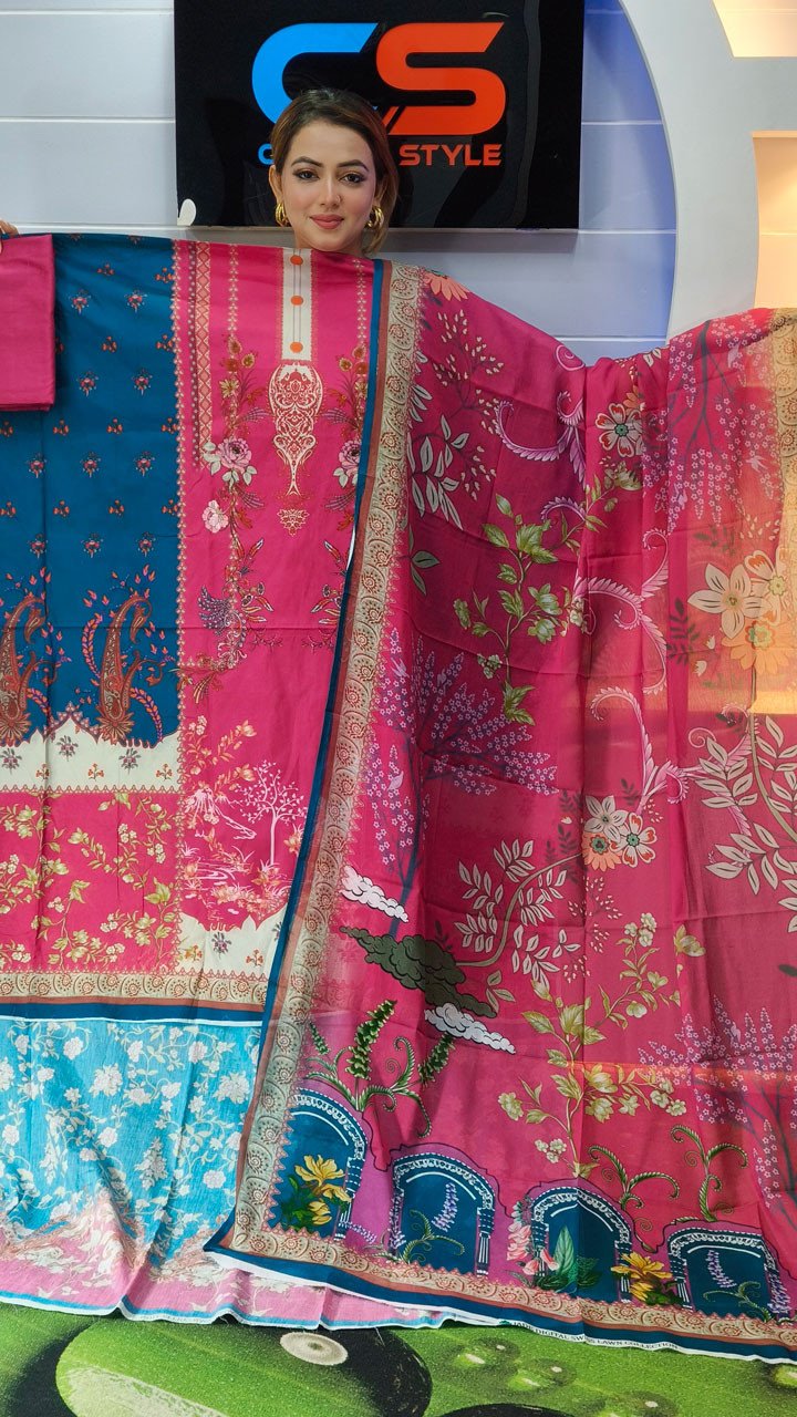 New Premium Zom Zom Lawn Three Piece