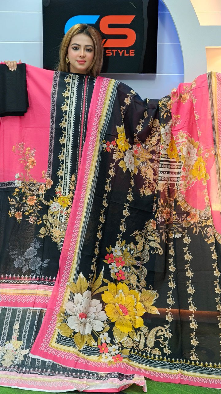 New Premium Zom Zom Lawn Three Piece