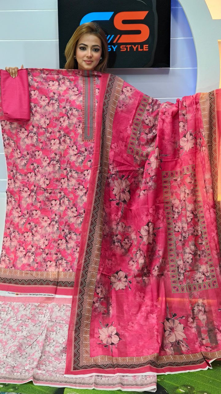 New Premium Zom Zom Lawn Three Piece