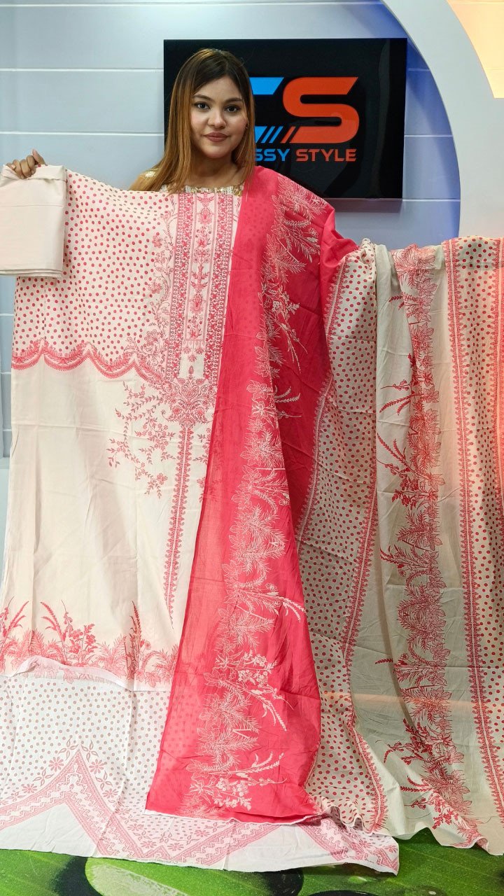 New Premium Zom Zom Lawn Three Piece