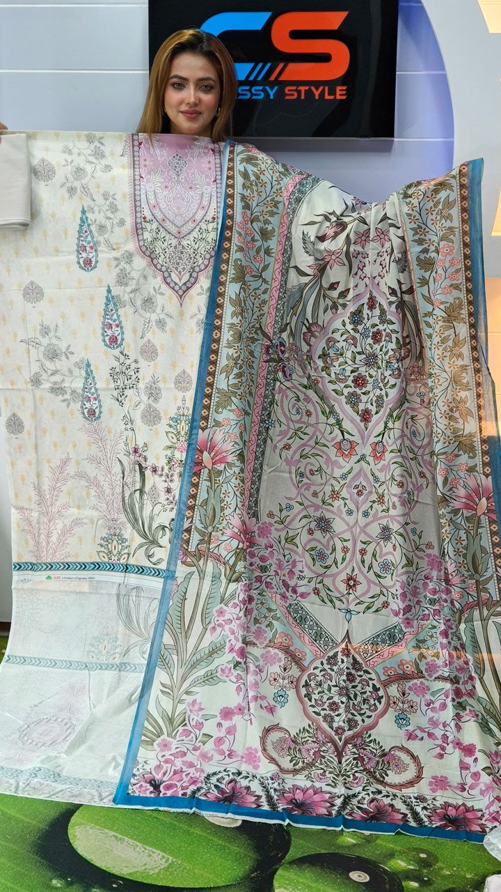 New Premium Zom Zom Lawn Three Piece