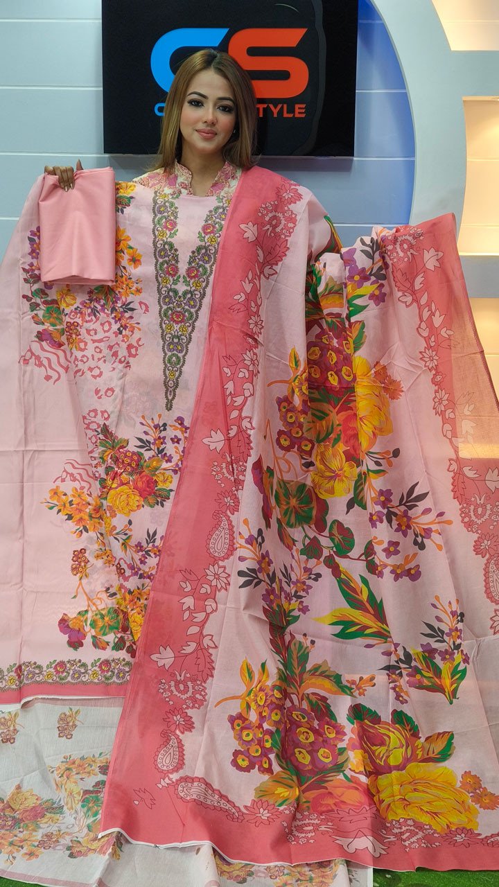 New Premium Zom Zom Lawn Three Piece