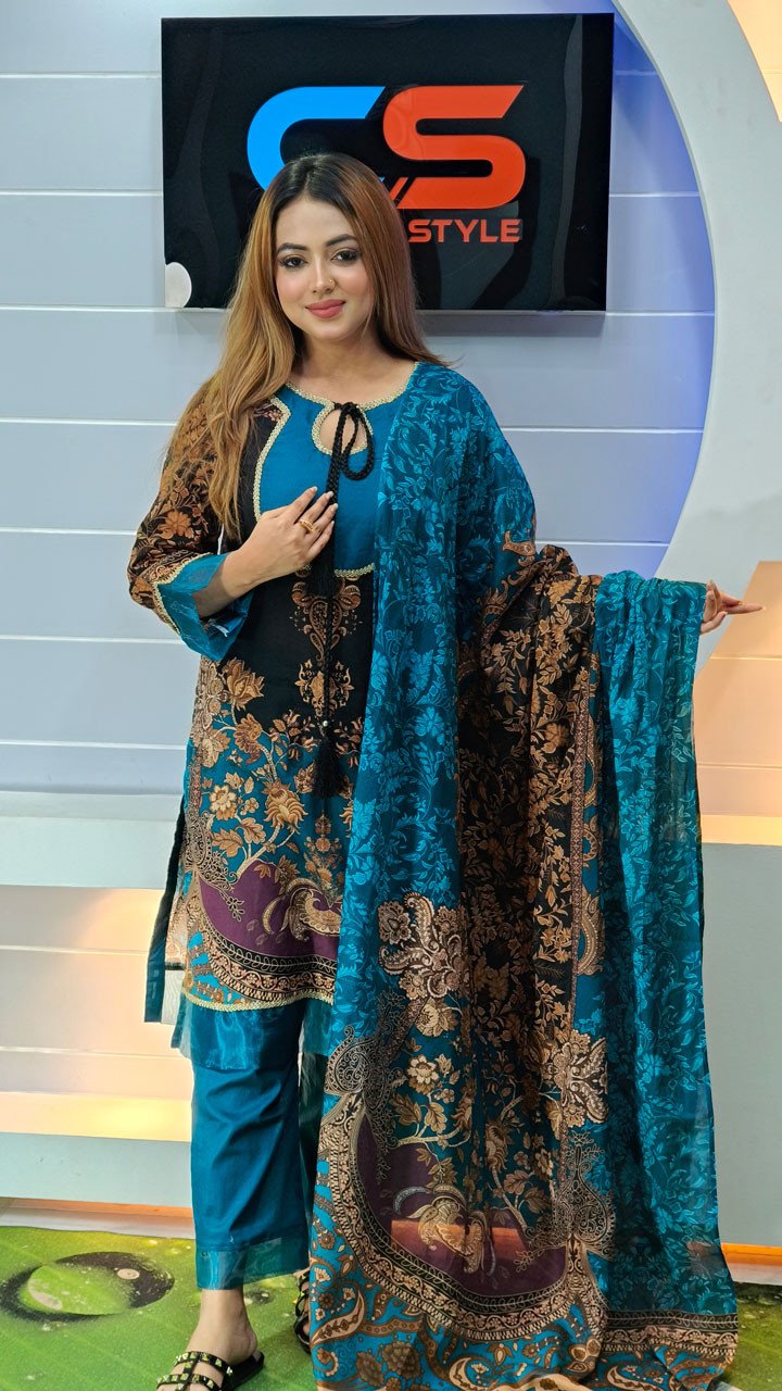 New Premium Zom Zom Lawn Three Piece