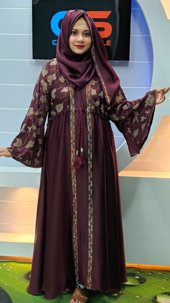 Eid Exclusive Gorgeous Irani party Borka 150 Ger koliza