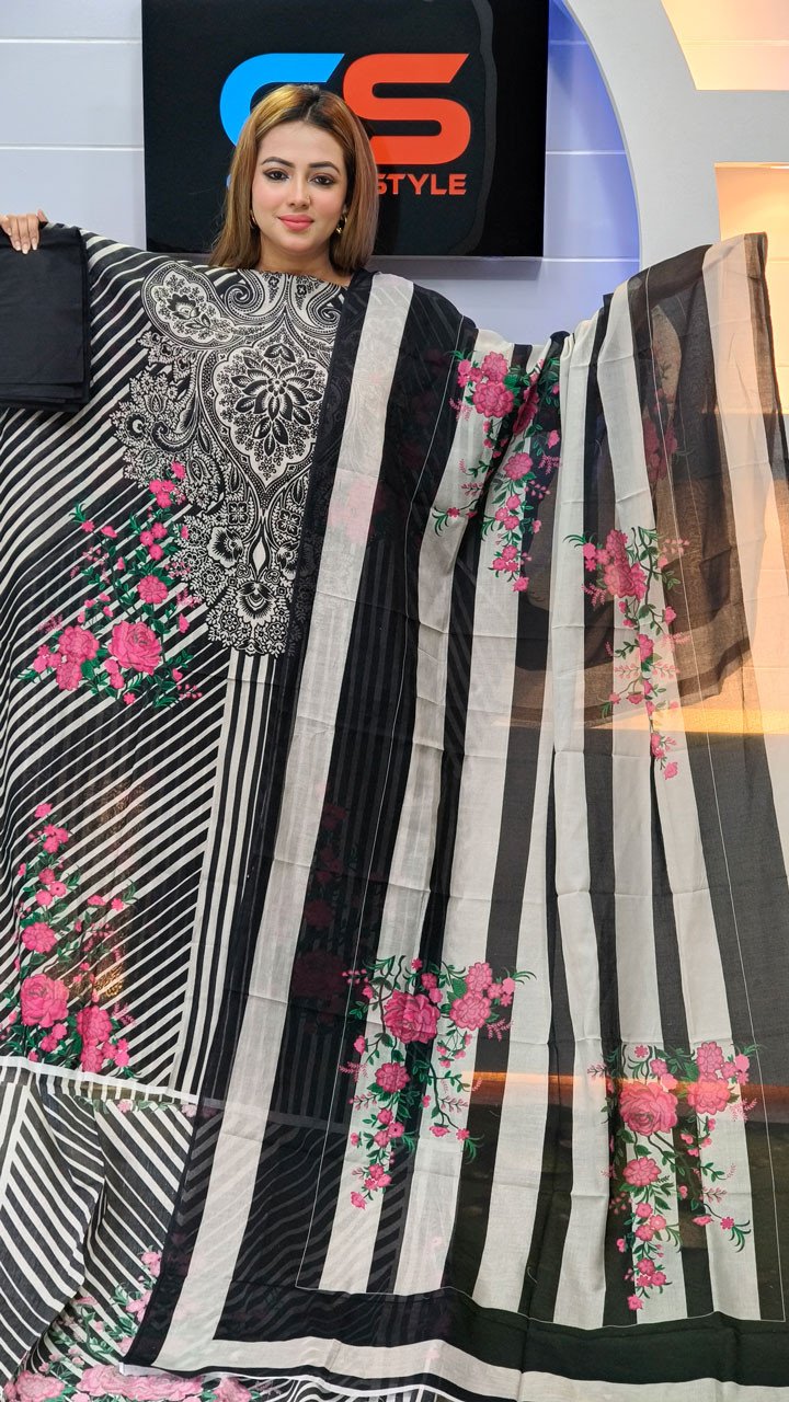 New Premium Zom Zom Lawn Three Piece