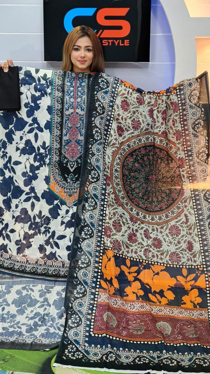 New Premium Zom Zom Lawn Three Piece