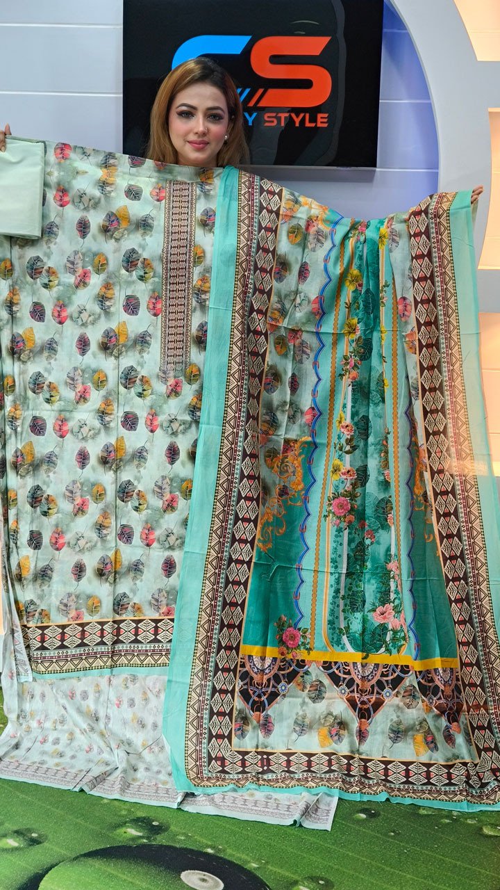 New Premium Zom Zom Lawn Three Piece