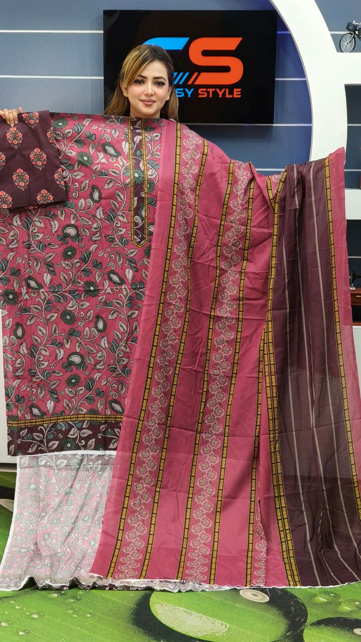 New Exclusive Bin Hameed Lawn Three Piece With Print Salwar