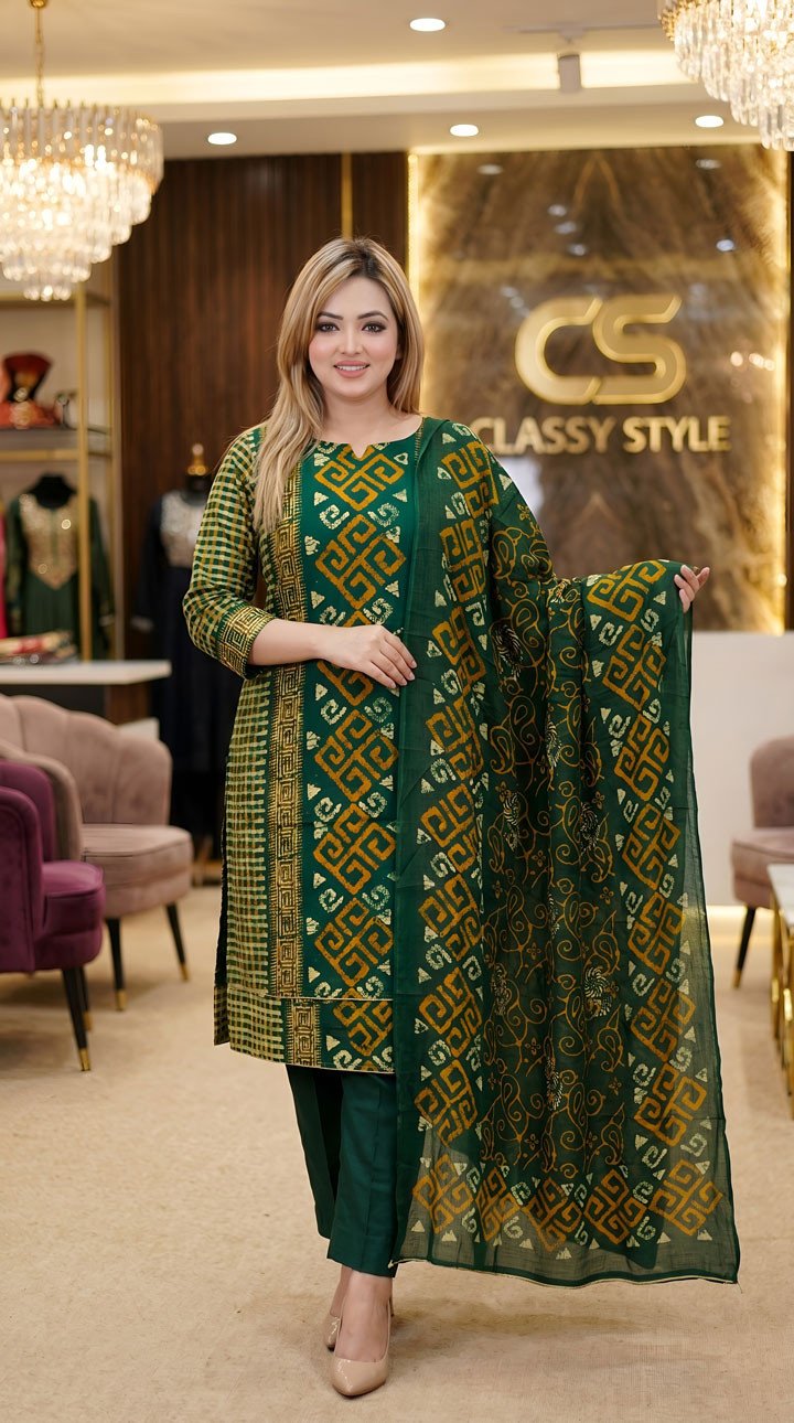 Jaipuri Komol Comfort Three Piece Set