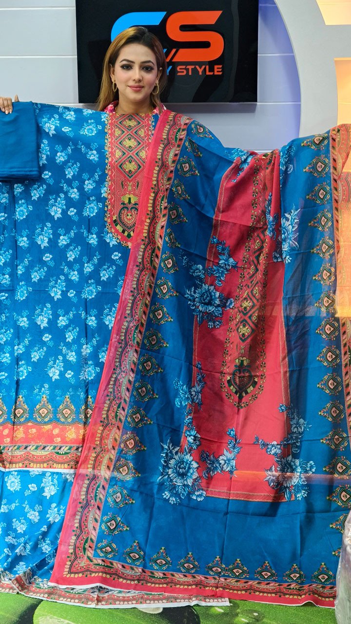 New Premium Zom Zom Lawn Three Piece