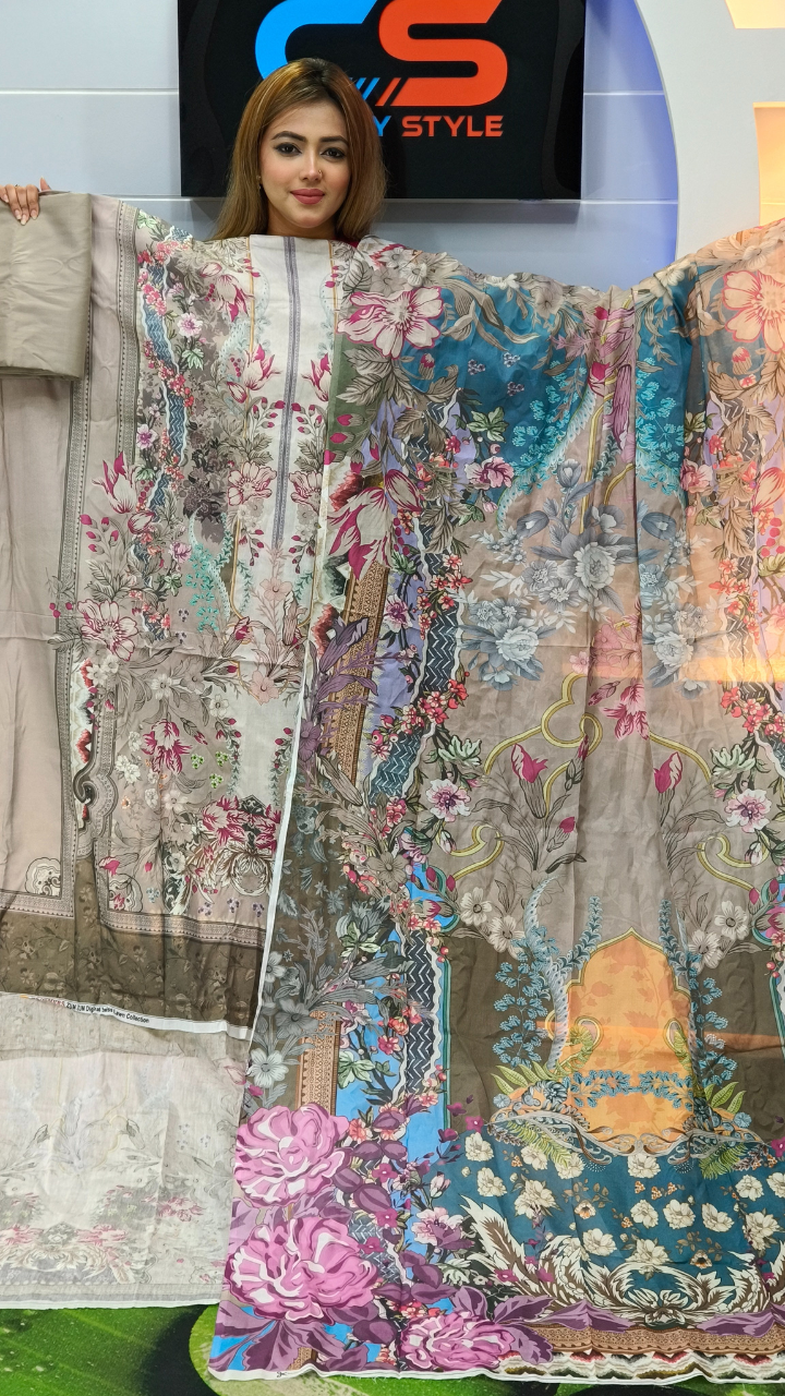 New Premium Zom Zom Lawn Three Piece