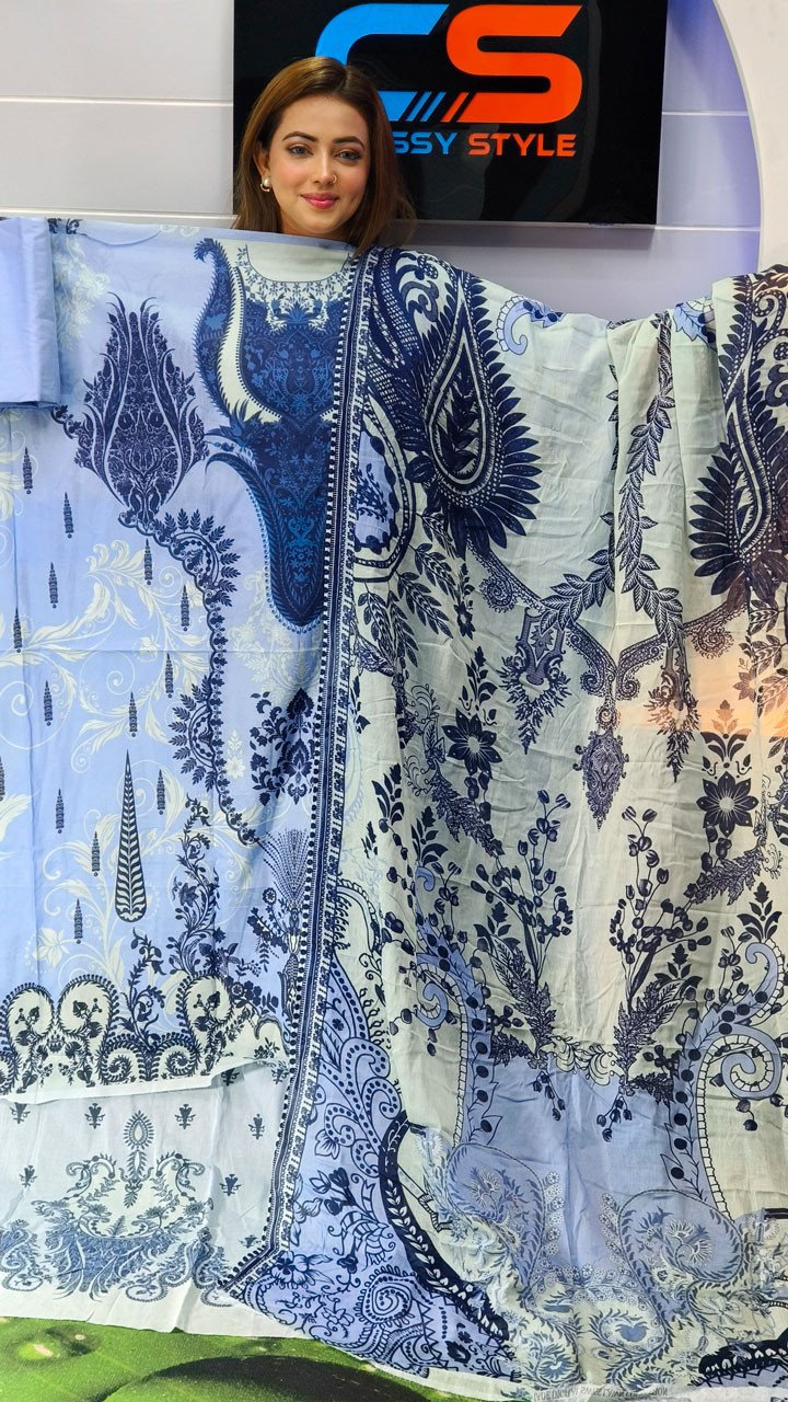 New Premium Zom Zom Lawn Three Piece