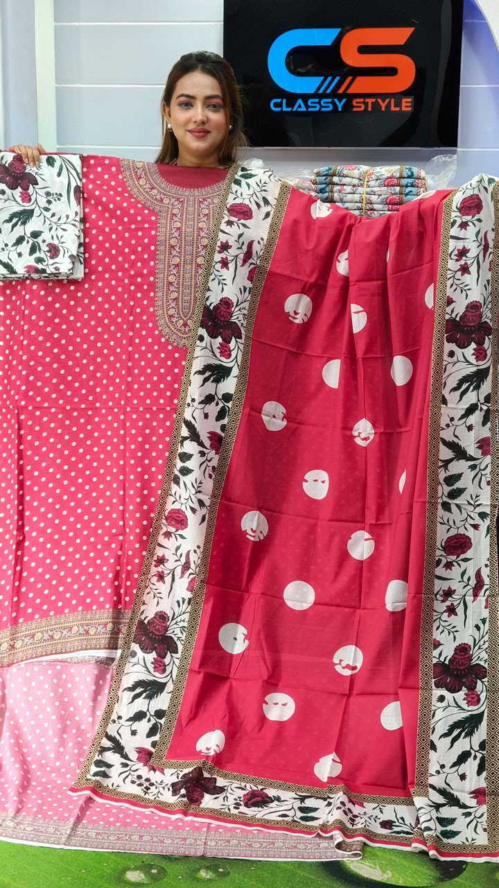 New Exclusive Bin Hameed Lawn Three Piece With Print Salwar