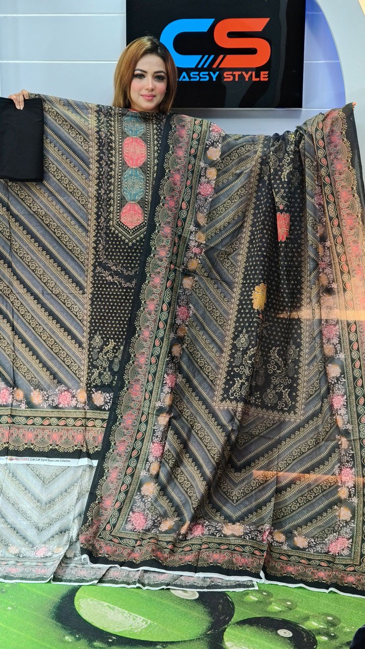 New Premium Zom Zom Lawn Three Piece