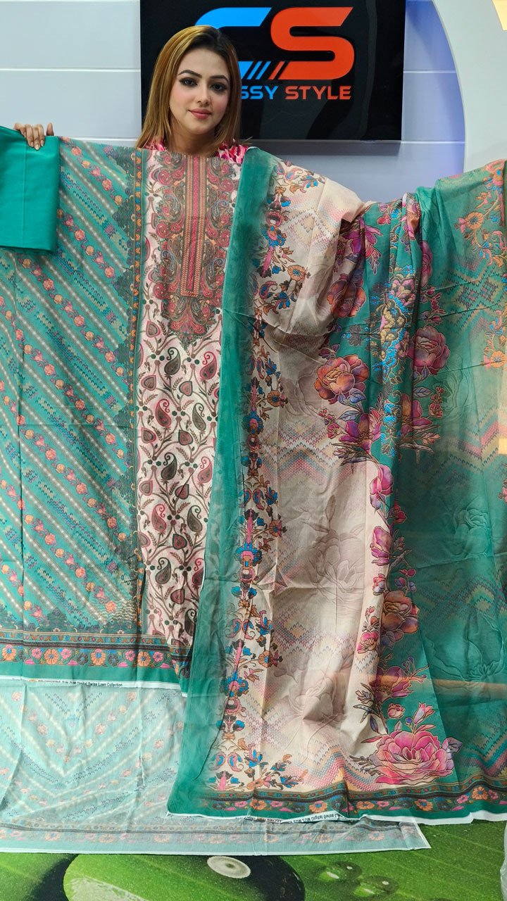 New Premium Zom Zom Lawn Three Piece