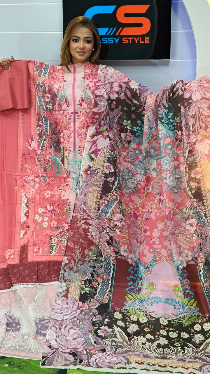 New Premium Zom Zom Lawn Three Piece