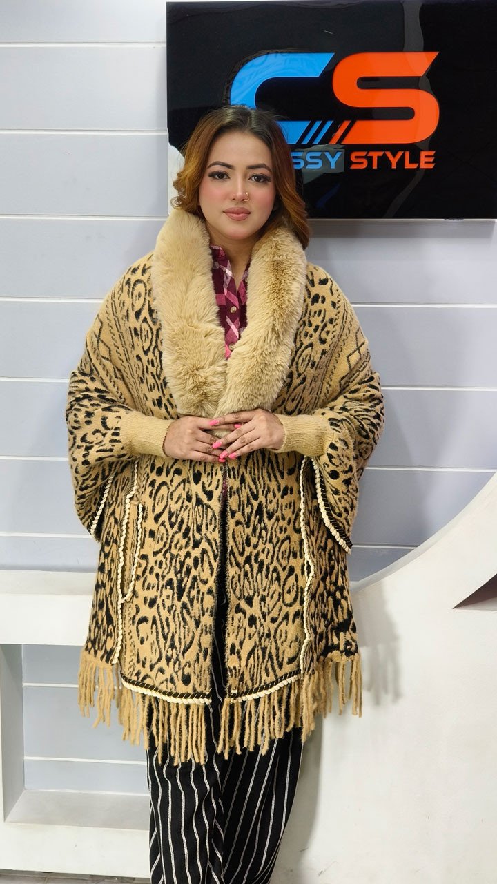 New Design China Stylish Poncho For Women